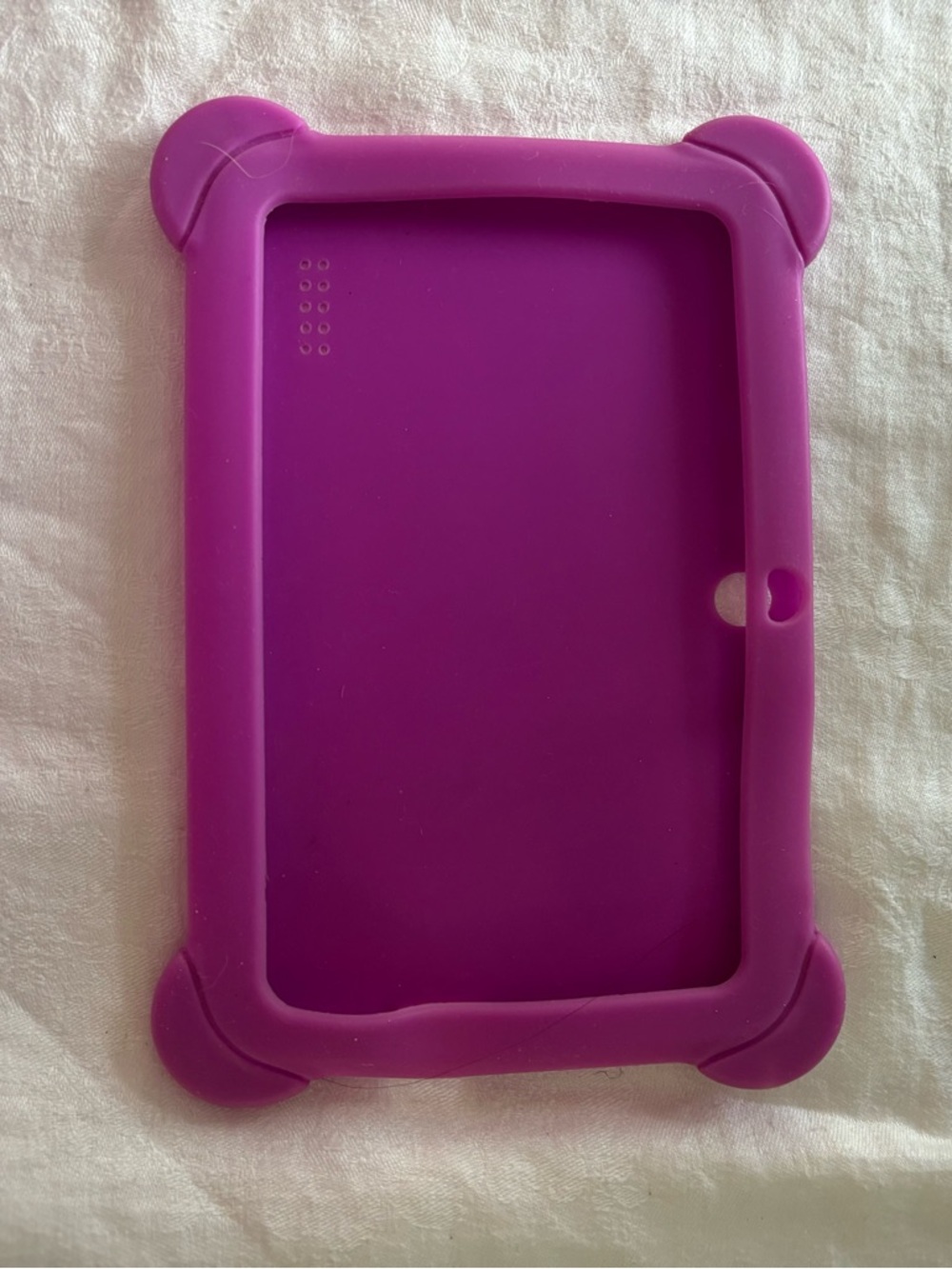 Purple Kid-Friendly Silicone Tablet Case - Durable Protective Cover